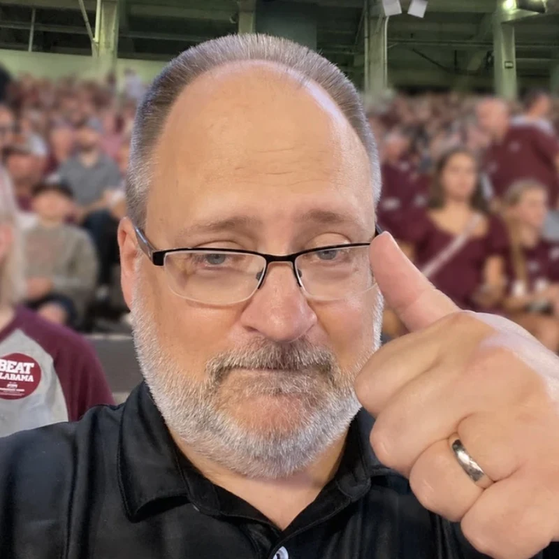 Matt Wilson at a Mississippi football game