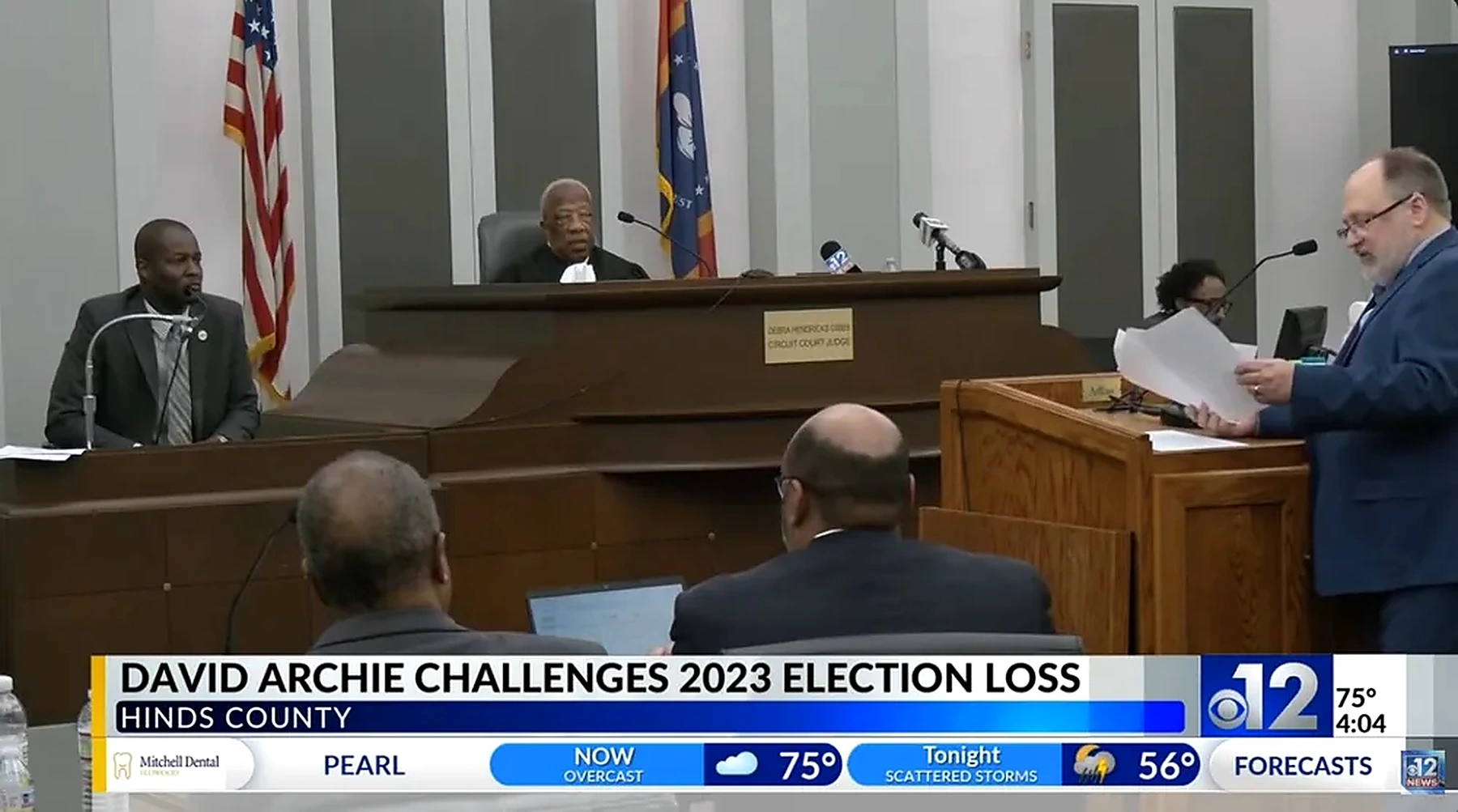 News coverage still: the election contest returns to court